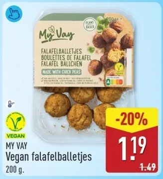 Aanbieding: Vegan falafelballetjes