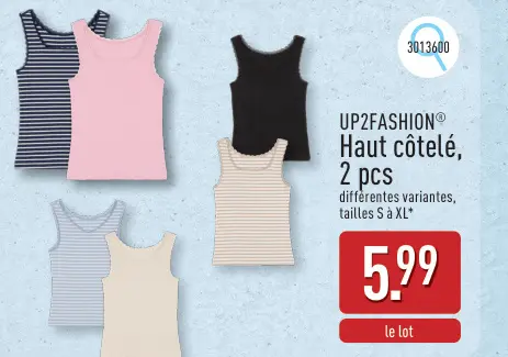Offre: Haut côtelé