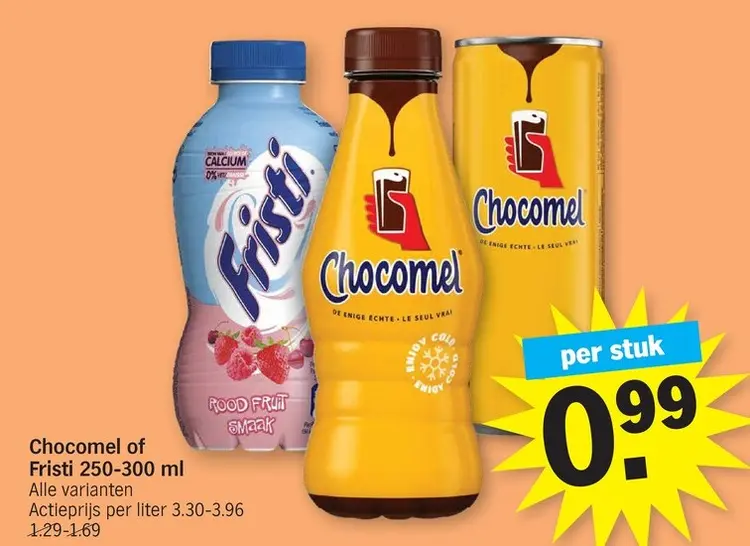 Promotie: Chocomel of Fristi