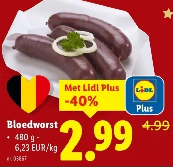 Promotie: Bloedworst