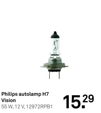 Aanbieding: autolamp H7 Vision