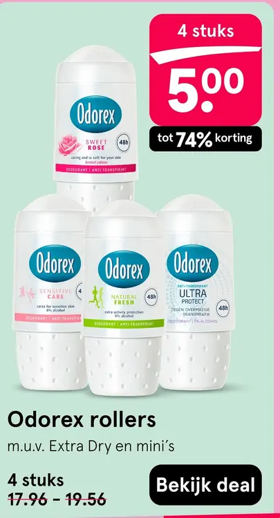 Aanbieding: Odorex rollers