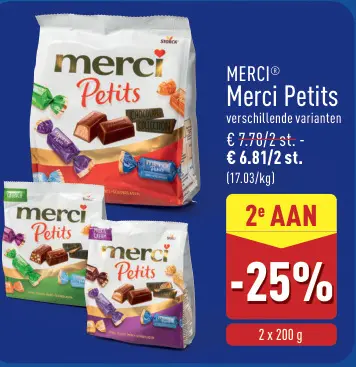 Promotie: Merci Petits
