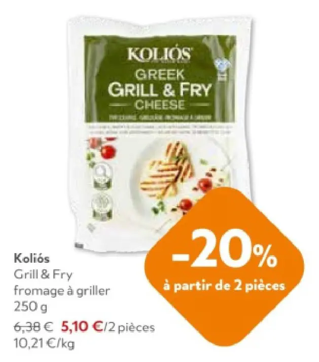 Offre: Greek Grill & Fry Cheese