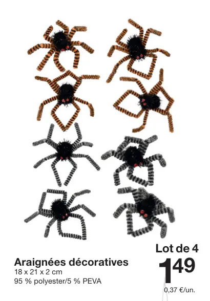 Offre: Araignées décoratives