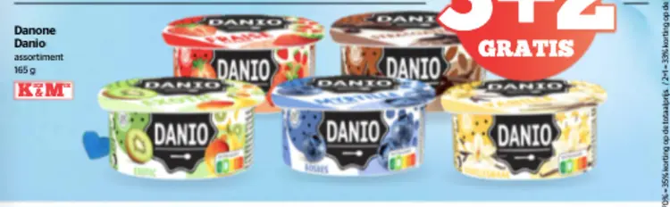 Promotie: Danone Danio assortiment
