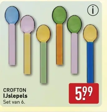 Aanbieding: CROFTON IJslepels