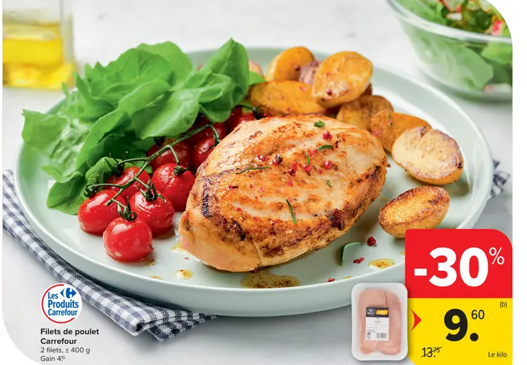 Offre: Filets de poulet