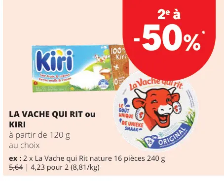 Offre: LA VACHE QUI RIT ou KIRI