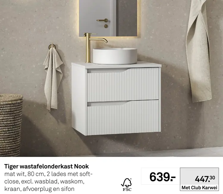 Aanbieding: Wastafelonderkast Nook