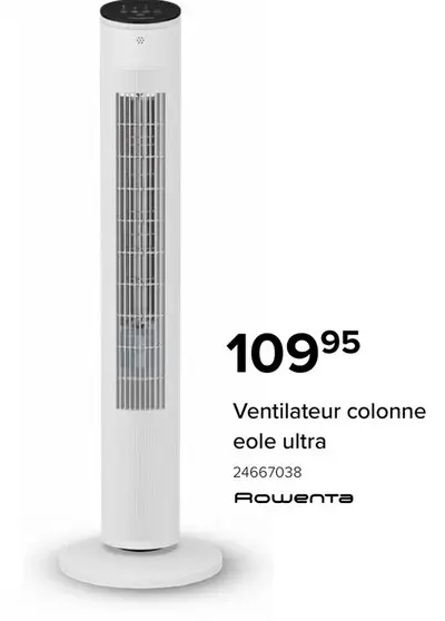 Offre: Ventilateur colonne eole ultra