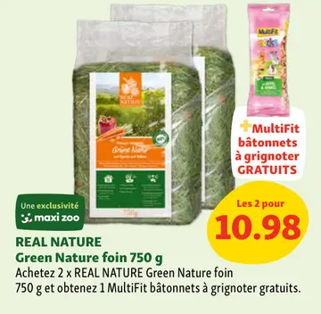 Offre: REAL NATURE Green Nature foin