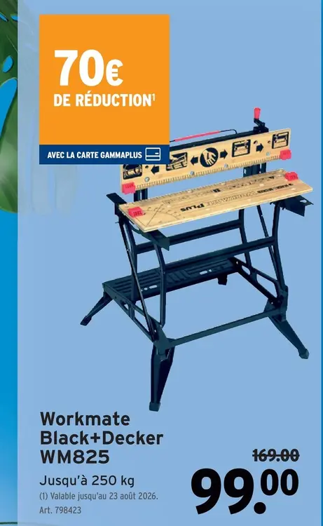 Offre: Workmate WM825