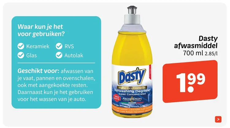 Promotie: Afwasmiddel