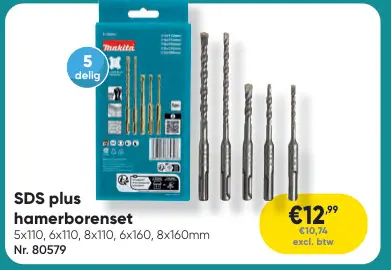 Aanbieding: SDS plus hamerborenset