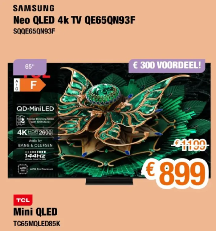 Promotie: Neo QLED 4K TV QE65QN93F