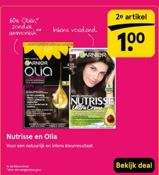 Aanbieding: Nutrisse en Olia