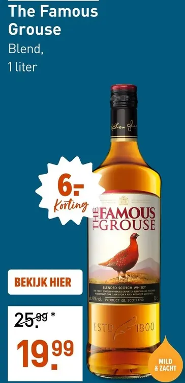 Aanbieding: The Famous Grouse