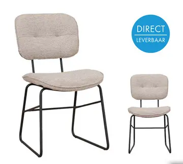 Aanbieding: Pacific eetkamerstoel naturel