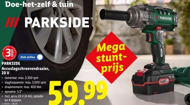 Promotie: Accuslagschroevendraaier