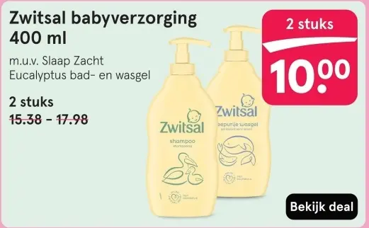 Aanbieding: babyverzorging