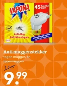 Aanbieding: Anti muggenstekker