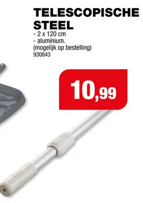 Promotie: Telescopische steel