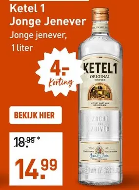 Aanbieding: Ketel 1 Jonge Jenever