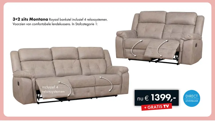 Aanbieding: Montana 3+2
