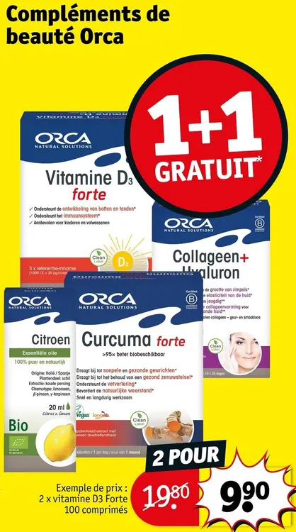 Offre: Compléments de beauté Orca