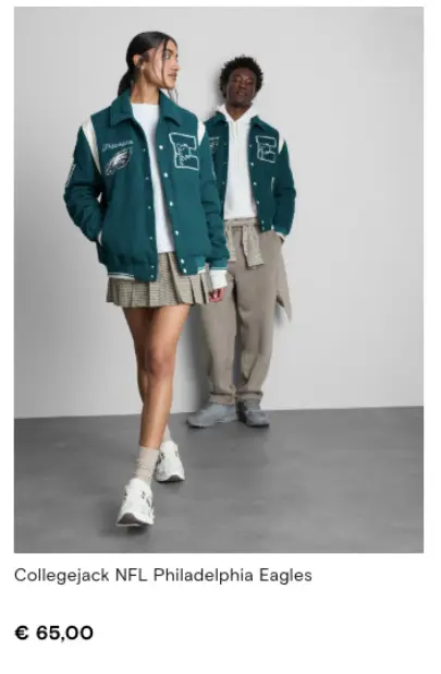 Promotie: Collegejack NFL Philadelphia Eagles