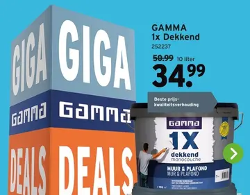 Aanbieding: GAMMA 1x Dekkend