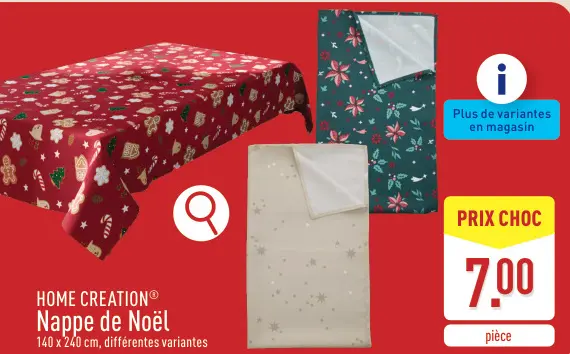 Offre: Nappe de Noël