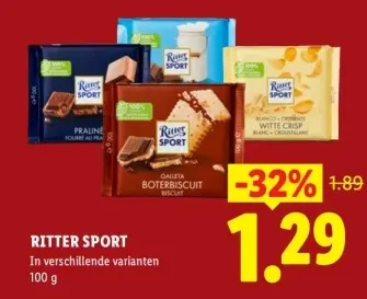 Aanbieding: Ritter sport