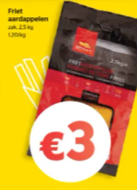 Promotie: Friet aardappelen