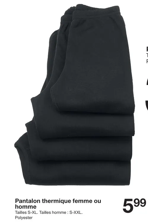 Offre: Pantalon thermique