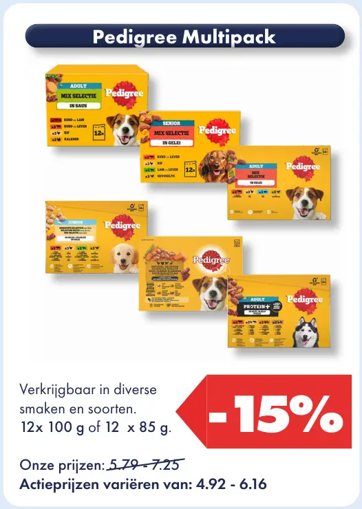 Aanbieding: Pedigree Multipack