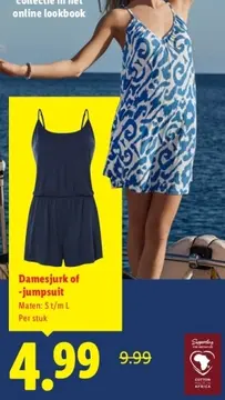 Aanbieding: Damesjurk of -jumpsuit