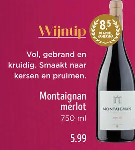 Aanbieding: Montaignan merlot