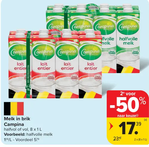 Promotie: Melk in brik