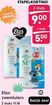 Aanbieding: Etos zwemluiers