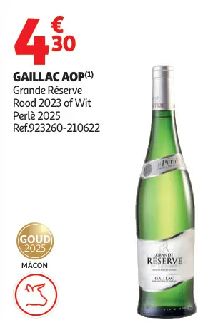 Promotie: Grande Réserve Gaillac Aop