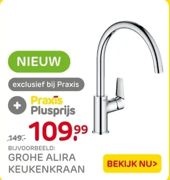 Aanbieding: Grohe alira keukenkraan