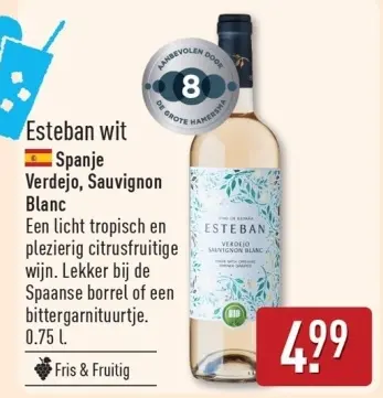 Aanbieding: Esteban wit