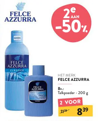 Promotie: Her merk Felce Azzurra