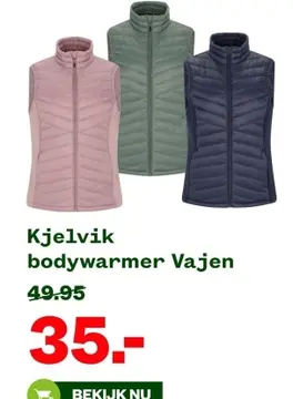 Aanbieding: Kjelvik bodywarmer Vajen