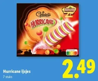 Aanbieding: Hurricane ijsjes