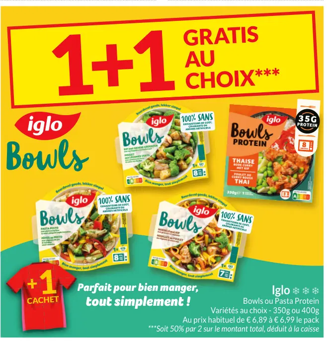 Offre: Bowls ou Pasta Protein