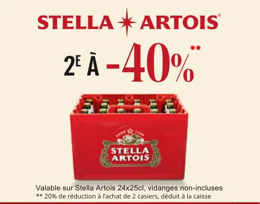 Offre: Stella Artois