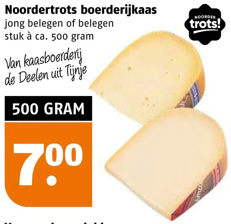 Aanbieding: Boerderijkaas jong belegen of belegen